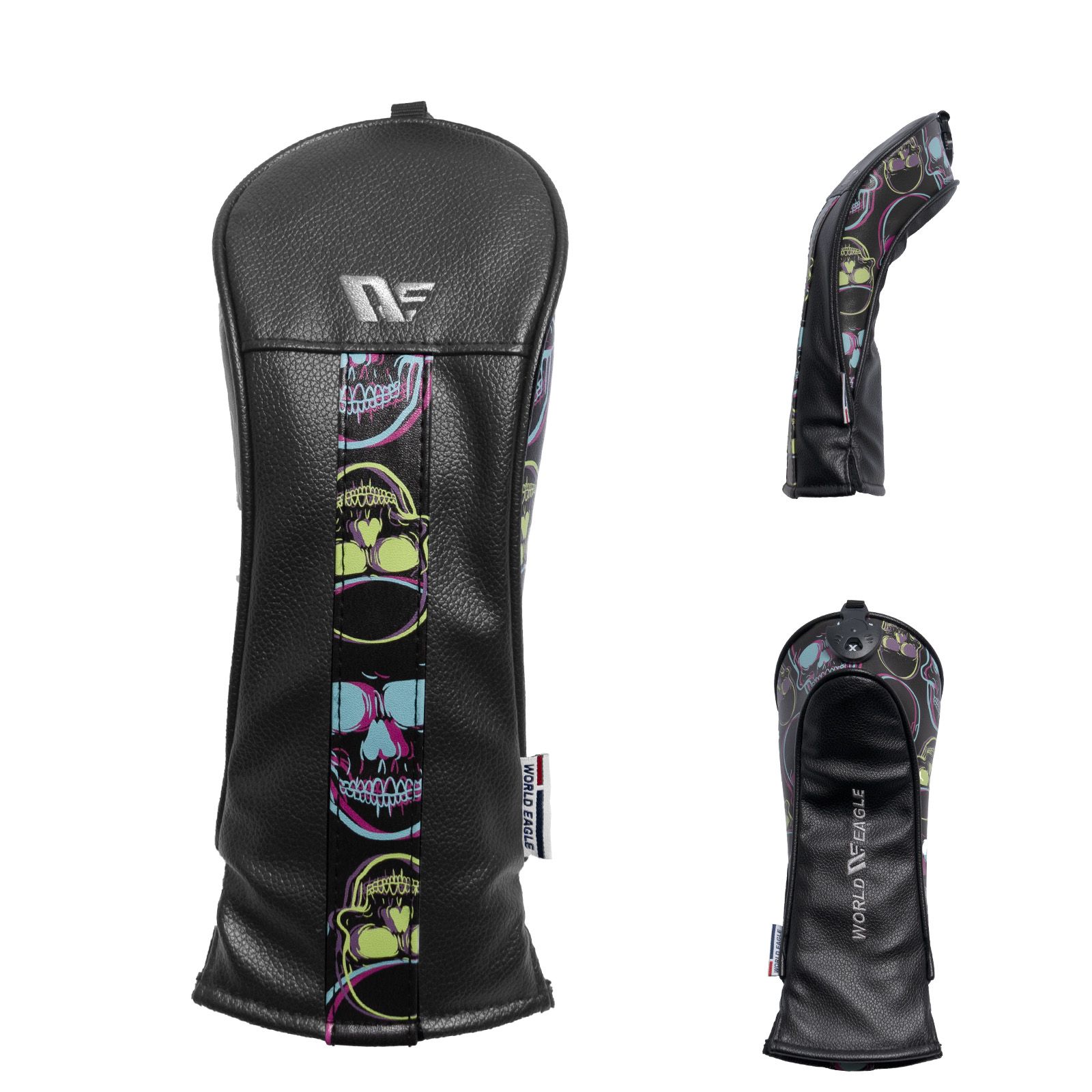 Follow up discount in progress! (Official) World Eagle WE Parfit Headcover Utility Black Skull
