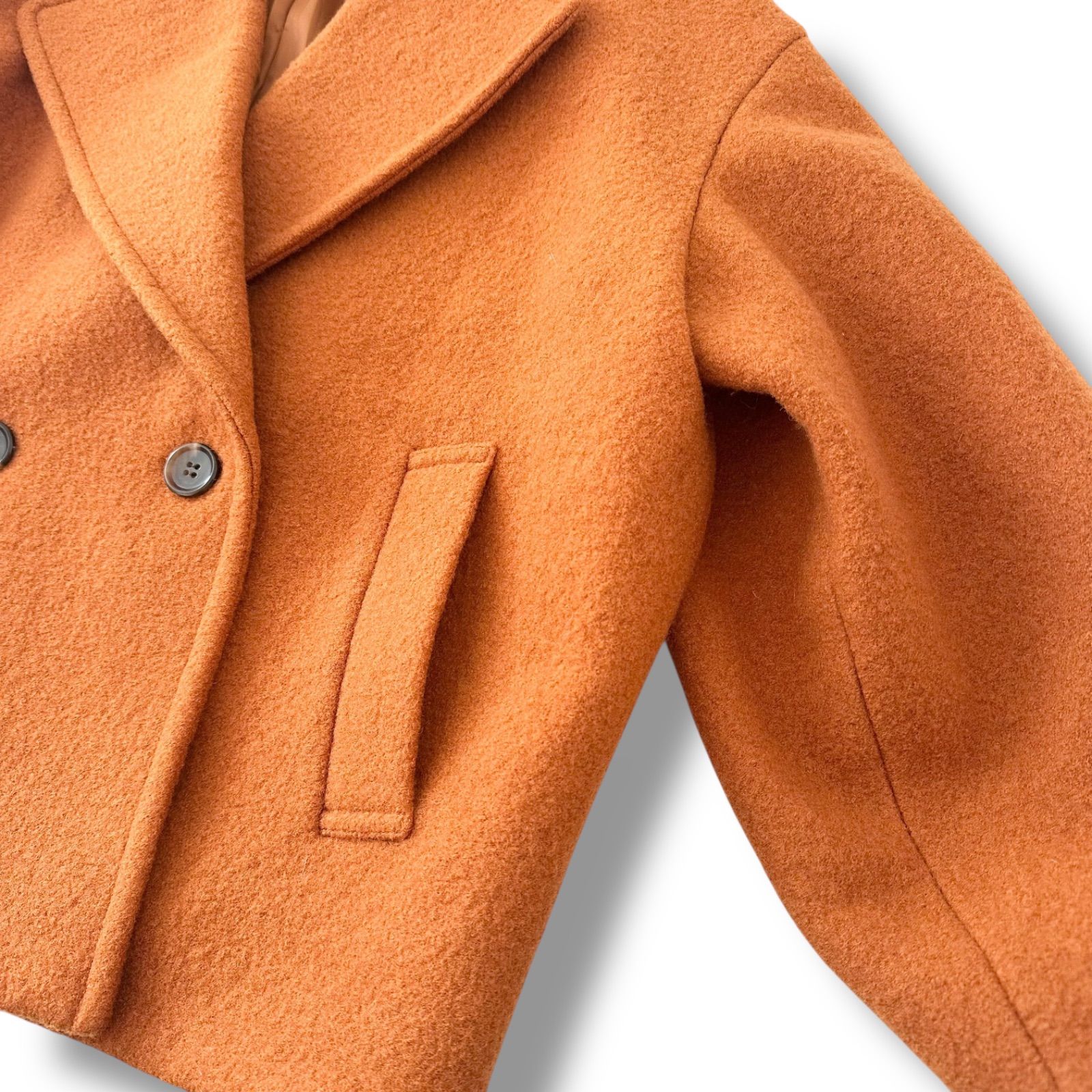コラージュガリャルダガランテ 23AW 圧縮ウールコート アウター オレンジ フリーサイズ SIROKUMA-CORPORATION_COM