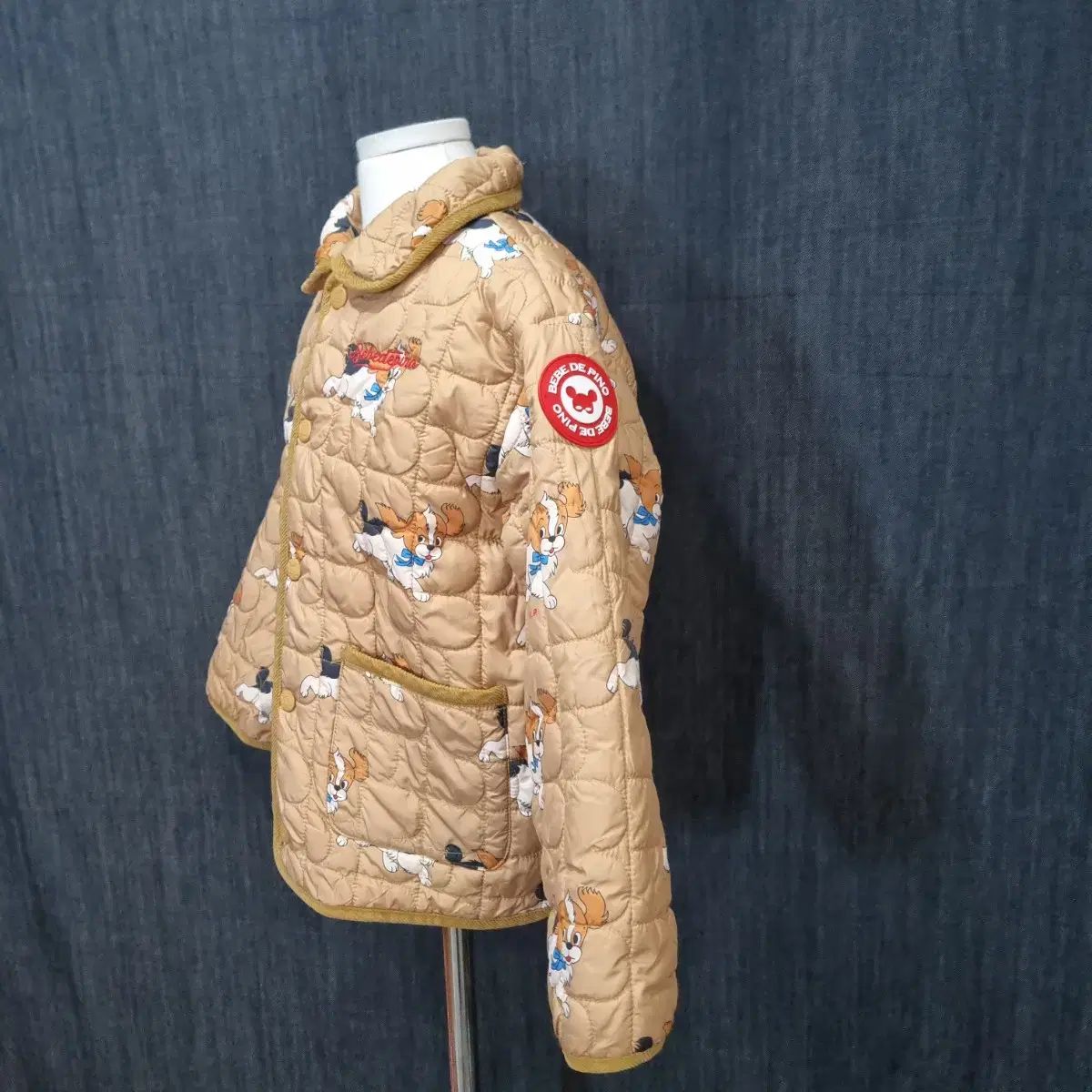  子供用 130 BEBE DE PINO ベベデピノ キルティング キルト ジャケット ジャンパー 092304 その他 ジャケット ブルゾン