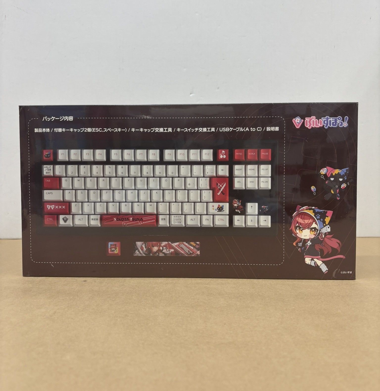 ぶいすぽっ! VSPO! GEAR ゲーミングキーボード 猫汰つな EDITION ぶいすぽっ! VSPO! GEAR ゲーミングキーボード 猫汰つな EDITION