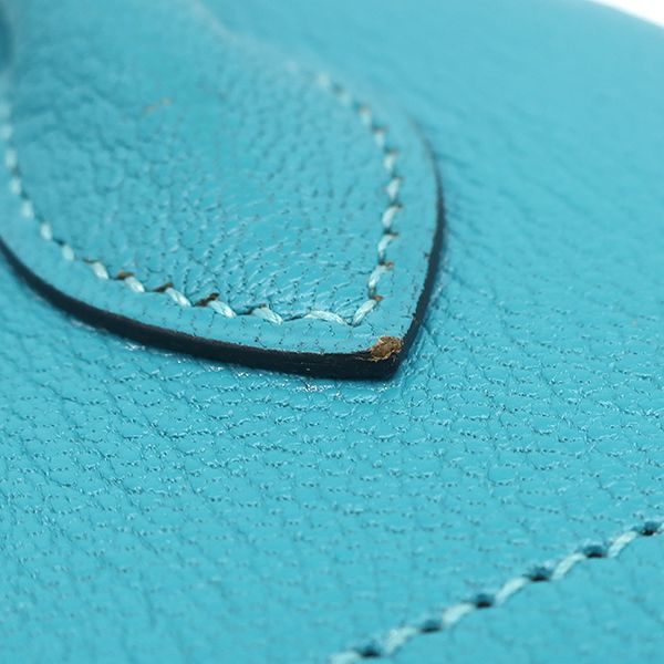 ☆ 極美品☆ エルメス ボリード27 シェーブル ターコイズ ショルダー