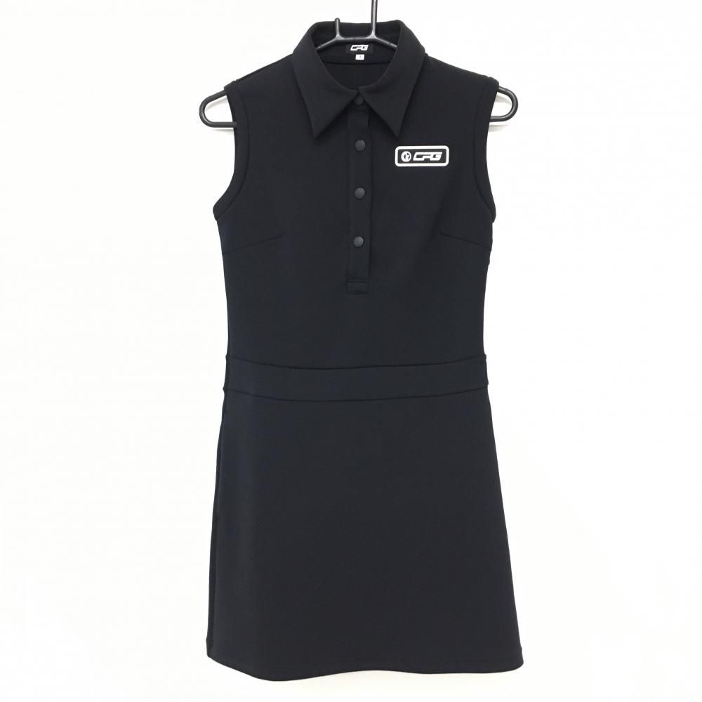 CPG 黒 ポロワンピース 110723127 スポーツ CPG 黒 ポロワンピース
