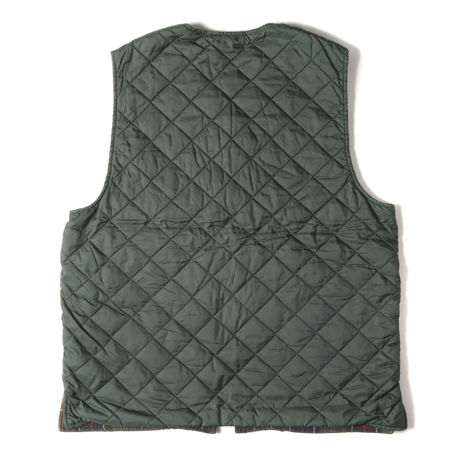 BARBOUR バブアー ベスト サイズ:46(XXXL) 裏地チェック キルティング ライナー ベスト A855 QUILTED WAISTCOAT  / ZIP IN LINER グリーン トップス カジュアル シンプル アウトドア ブランド - メルカリ