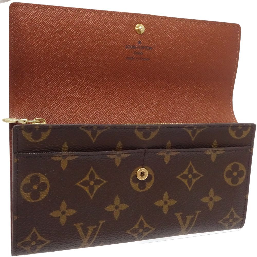 LOUIS VUITTON ルイヴィトン モノグラム ポルトフォイユ サラ M61734 長財布 ブラウン/083847【中古】 - メルカリ