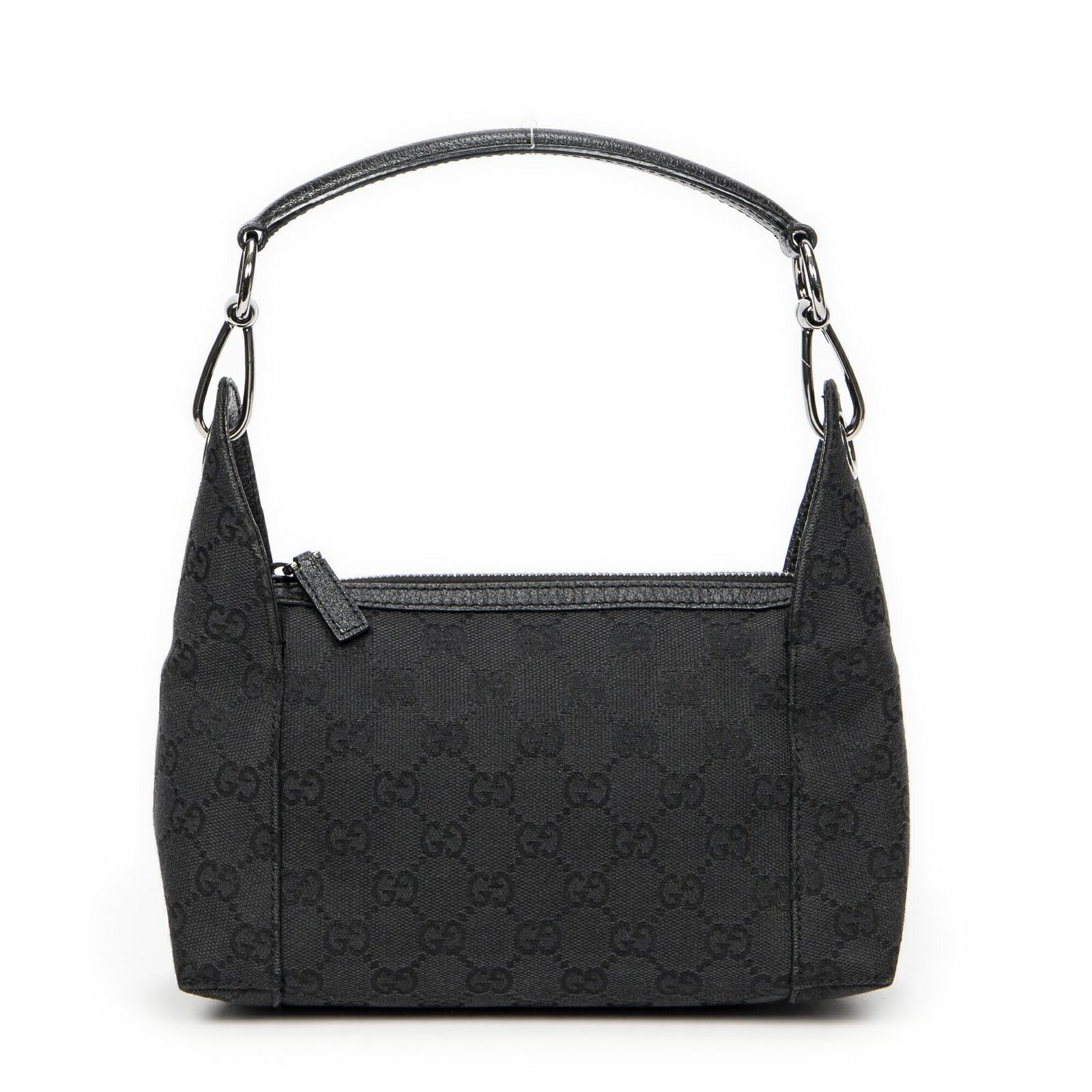 GUCCI グッチ黒GGキャンバスA