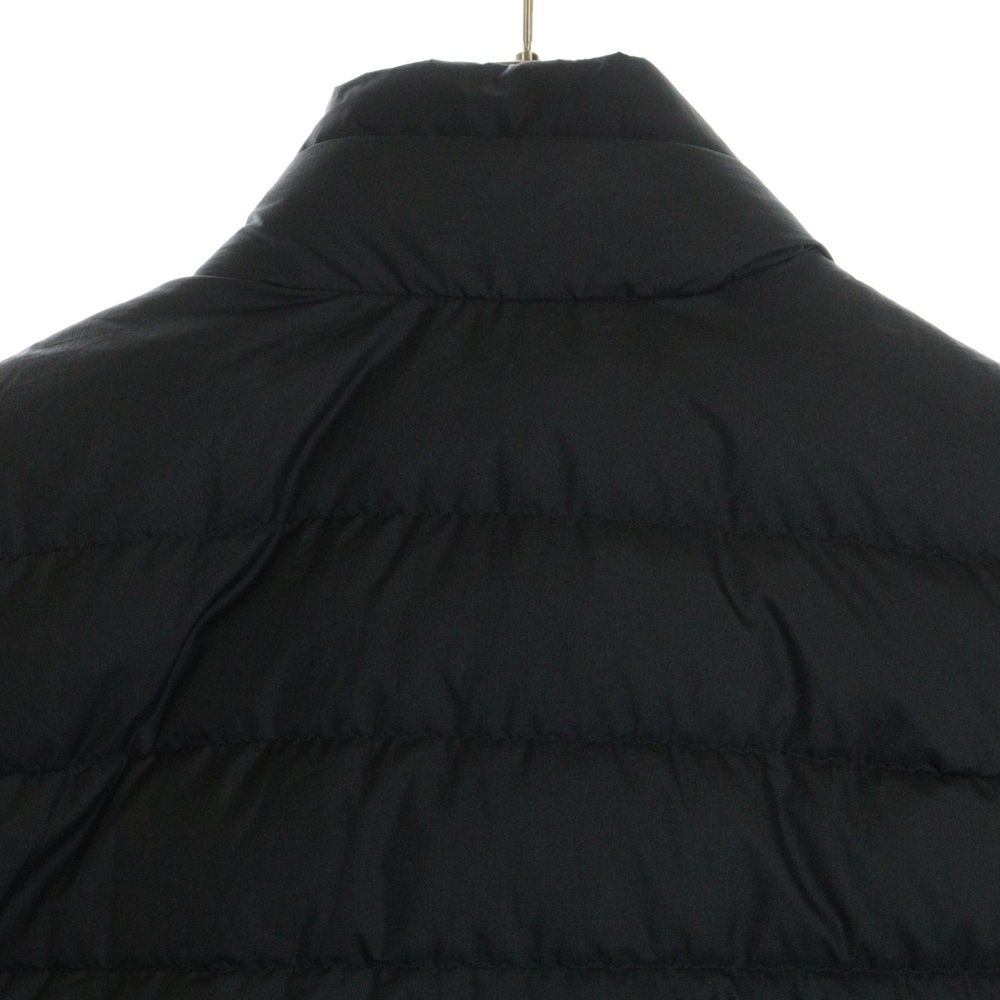 【希少】MONCLER ロゴ ダウンパネル ウールジャケット ブラック MONCLER (モンクレール) 23AW TARN GIUBBOTTO I20911A00038