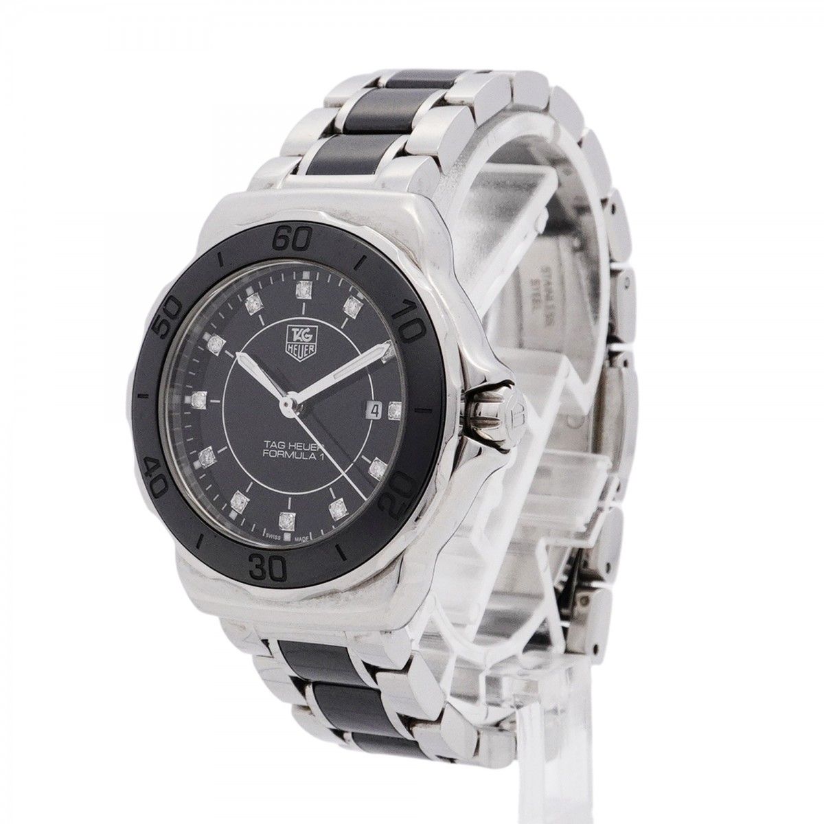 5wwh0465】タグホイヤー フォーミュラ1 WAH1314 黒文字盤【中古  