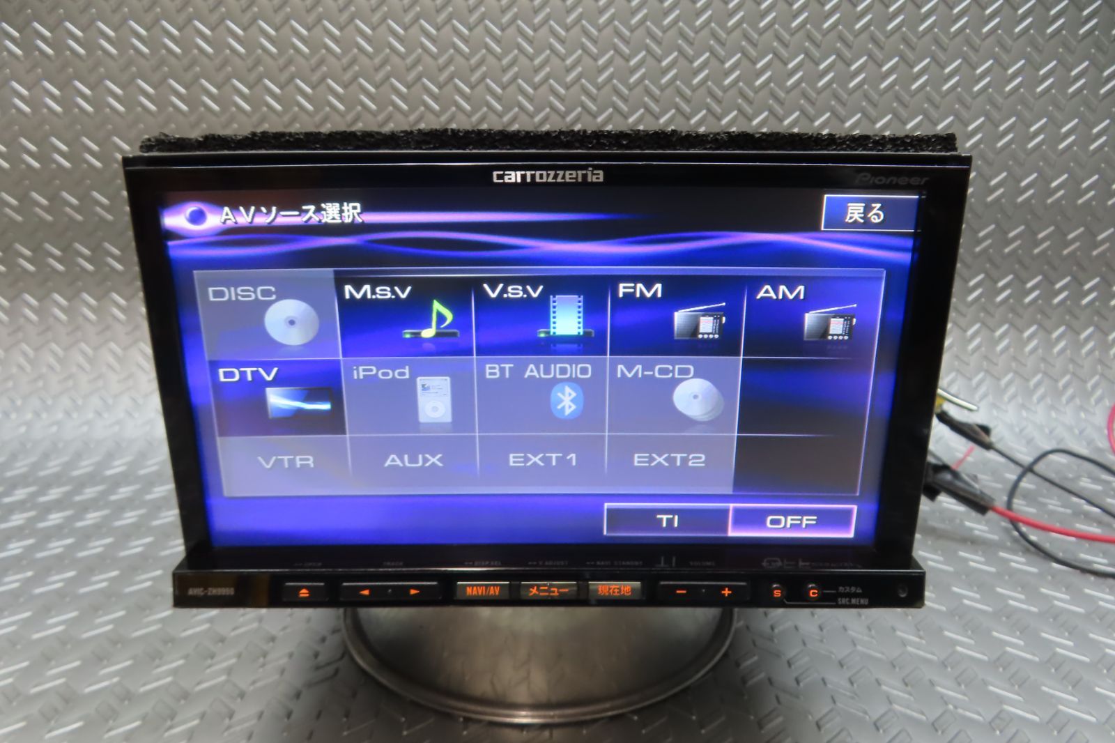 完動品保証付☆W6203/カロッツェリア メモリーナビ AVIC-ZH9990 