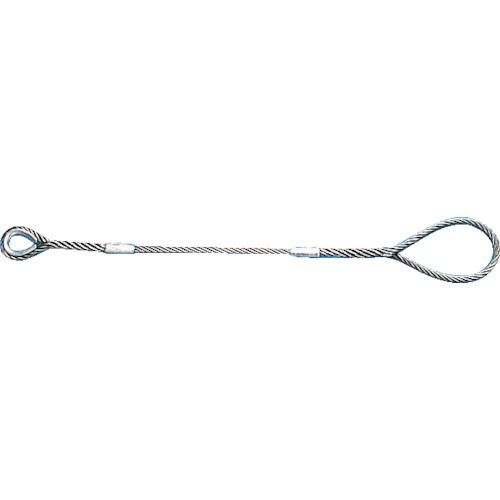 ＴＲＵＳＣＯ　Ｗスリング　Ｂタイプ　片端シンブル入り　６ｍｍＸ２ｍ
