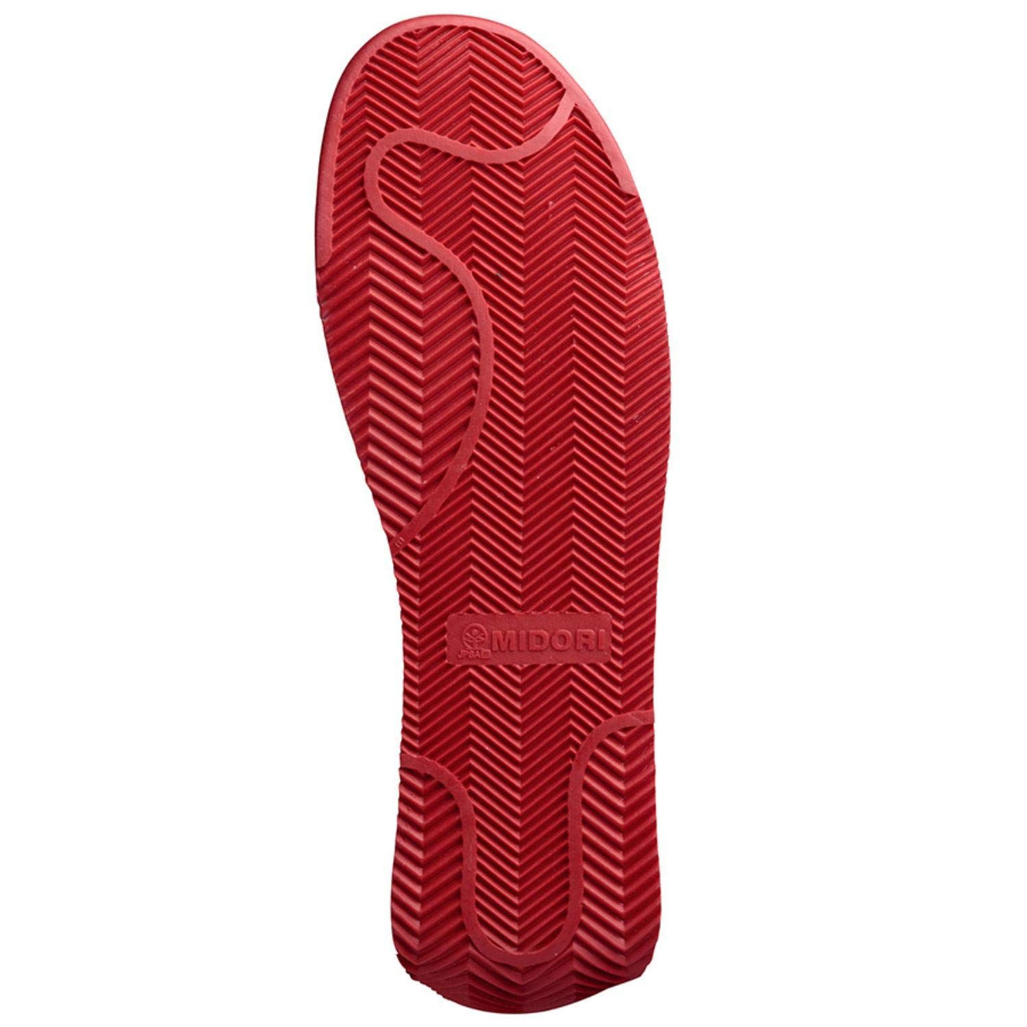 ミドリ安全 安全作業靴 JSAA認定 プロスニーカー 軽作業 先芯入り WPC555 ブラック レッド 22.5 cm ブラック レッド 22.5 cm