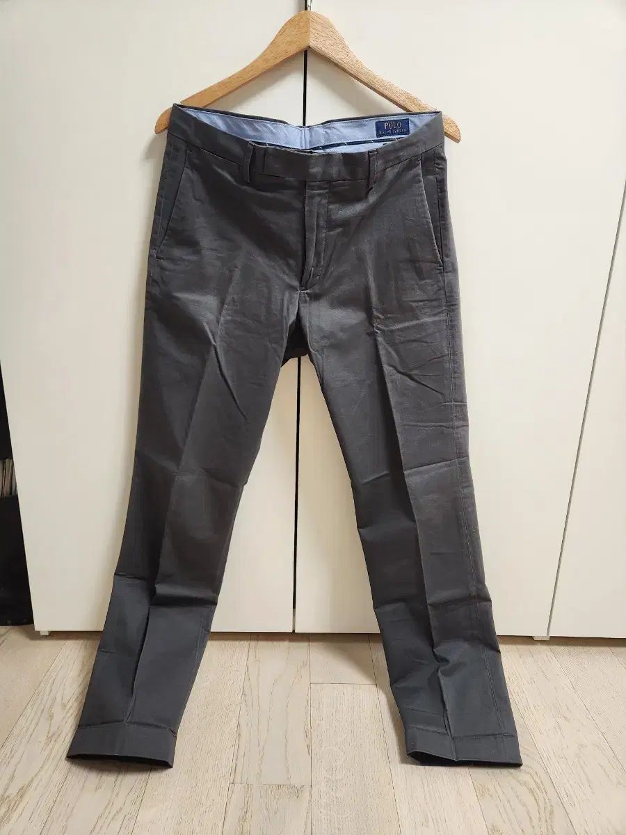 ポロ Ralph Lauren ラルフローレン チャコールグレー グレー ストレート フィット チノ 31 34