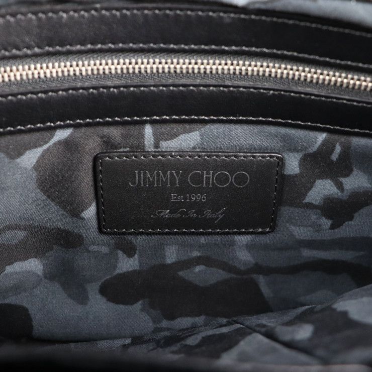 西日本産 JIMMY CHOO ジミーチュウ クラッチバッグ デレク EMG 154