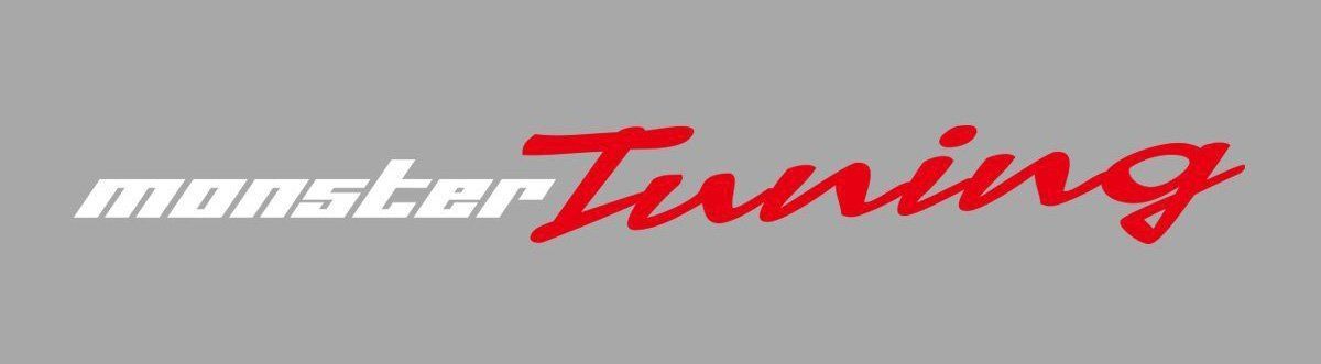 MONSTER Tuning MONSTER ステッカー ホワイト×レッド SPORT 620×63 896155-0000M