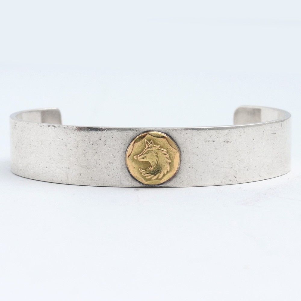 TADY&KING タディ&キング 平打ちバングル GPウルフ M シルバー TADY&KING平打ちバングルGPウルフ ALL ITEM TADY＆KING ONLINE STORE