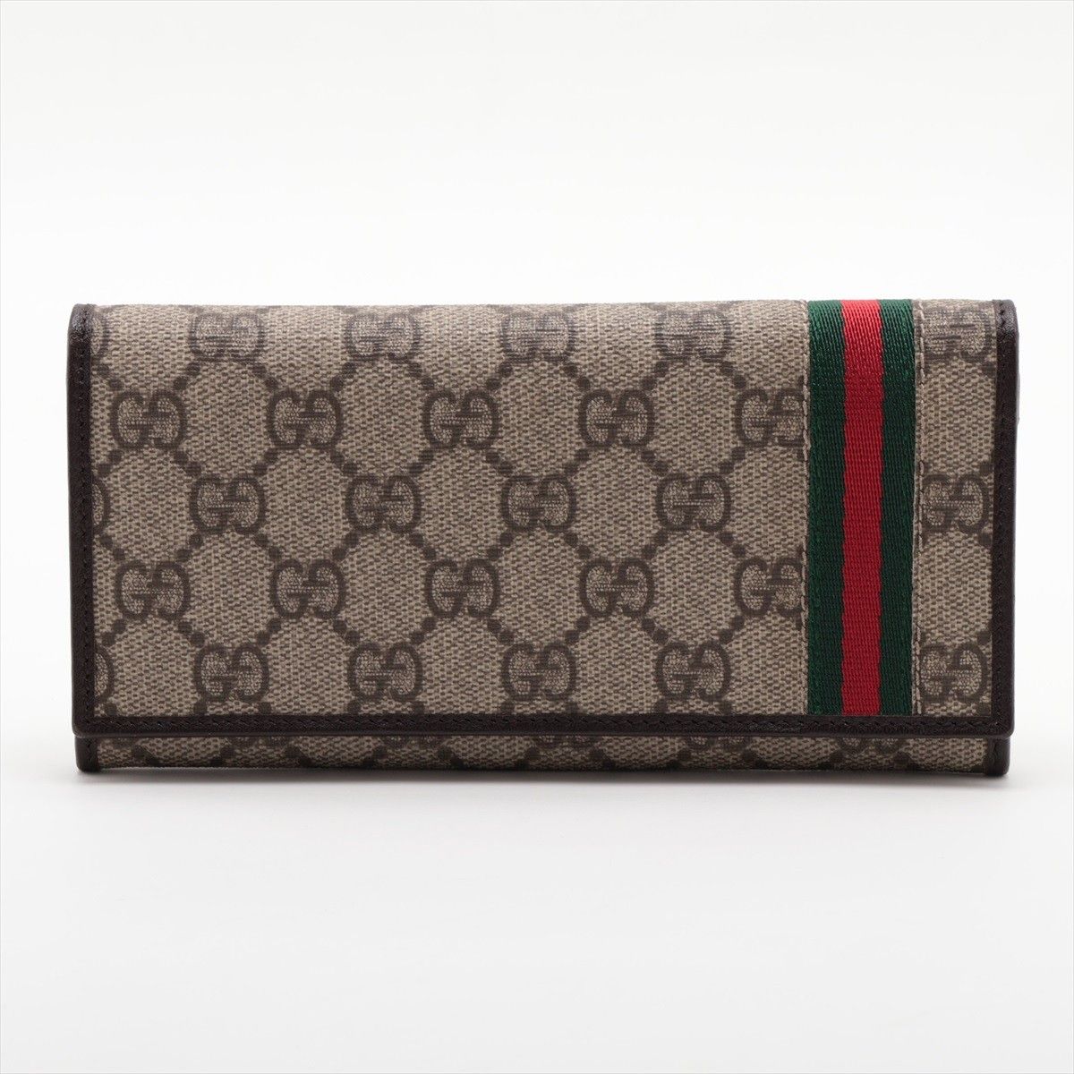【美品】GUCCI グッチ 長財布 シェリーライン GG柄 キャンバス オールドグッチ GUCCI 長財布 GGキャンバス シェリーライン