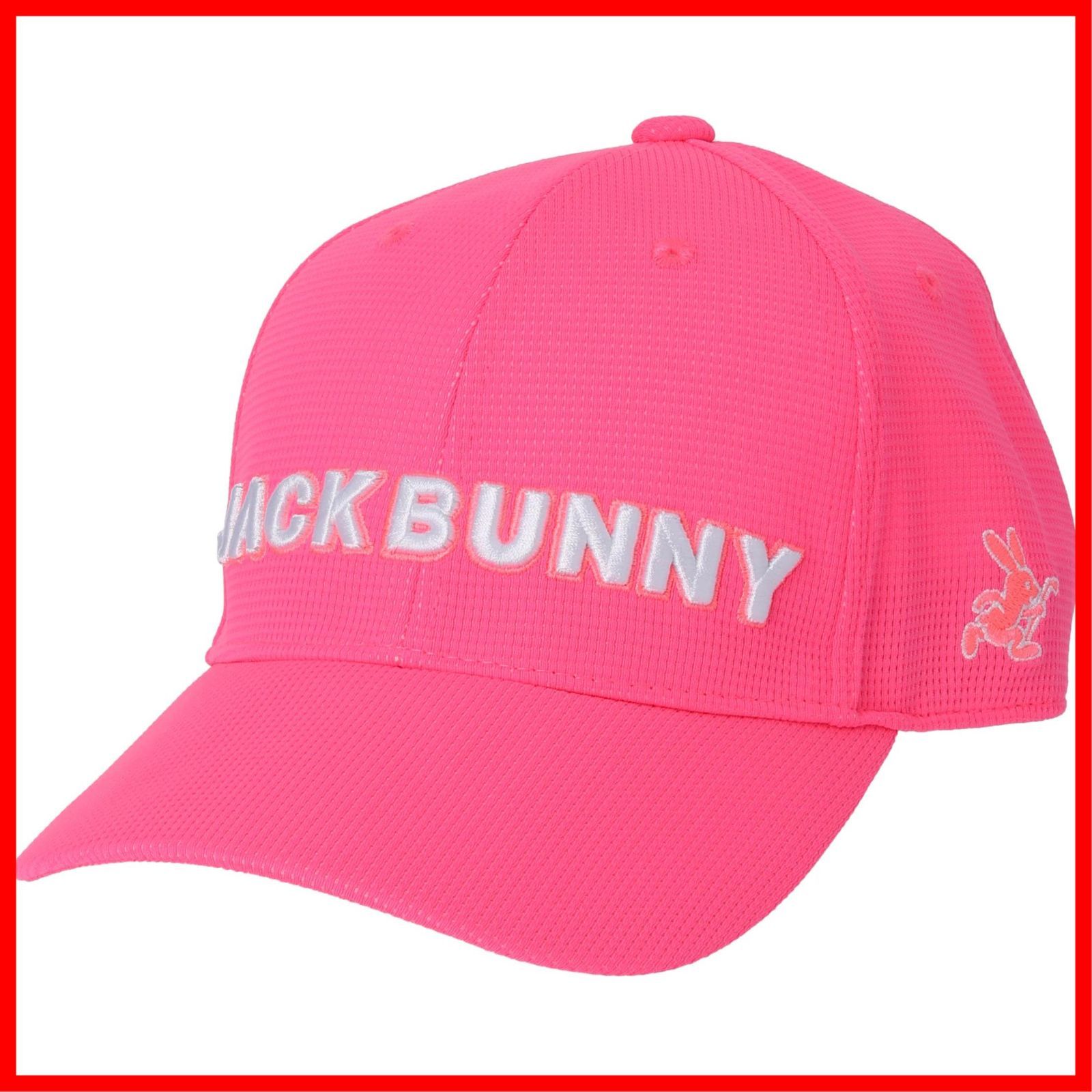 【トレンド商品】262-3287800 / / ゴルフ 帽子 (うさぎくり抜き・軽量・吸水速乾) キャップ ユニセックス [ジャックバニー]