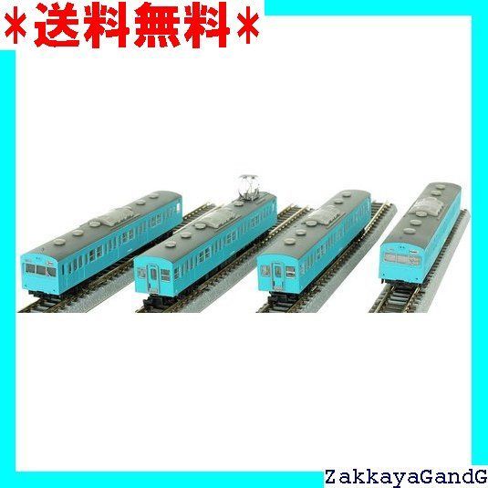 Zゲージ 国鉄 103系 スカイブルー 低運転台タイプ 4両基本セット T022-12 鉄道模型 電車 59