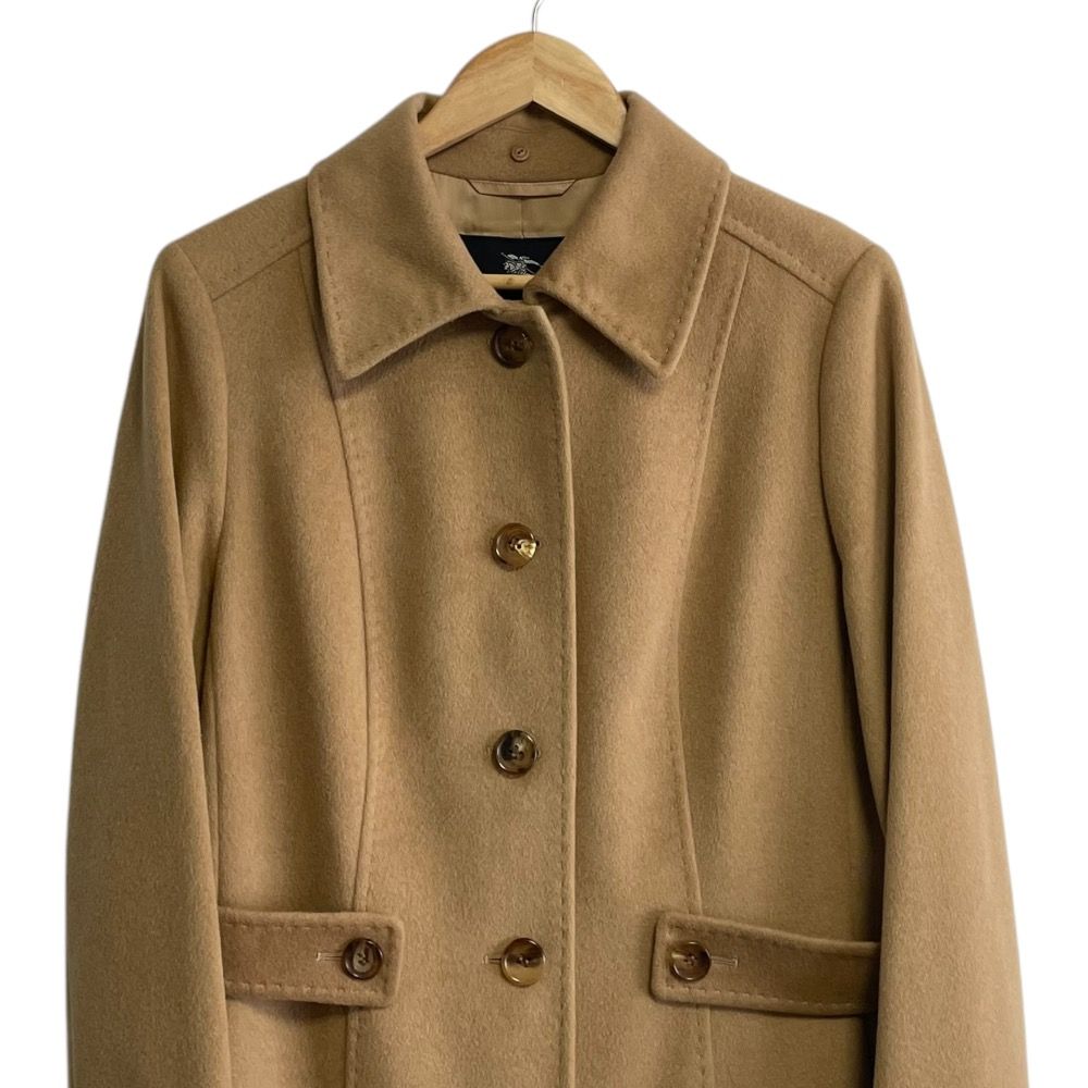 美品 訳アリ BURBERRY LONDON バーバリーロンドン アンゴラ ベルテッド 