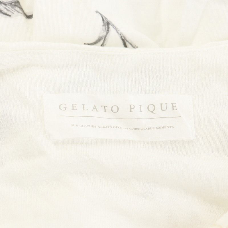 ジェラートピケ gelato pique 22AW ウォーターリリー柄ロング