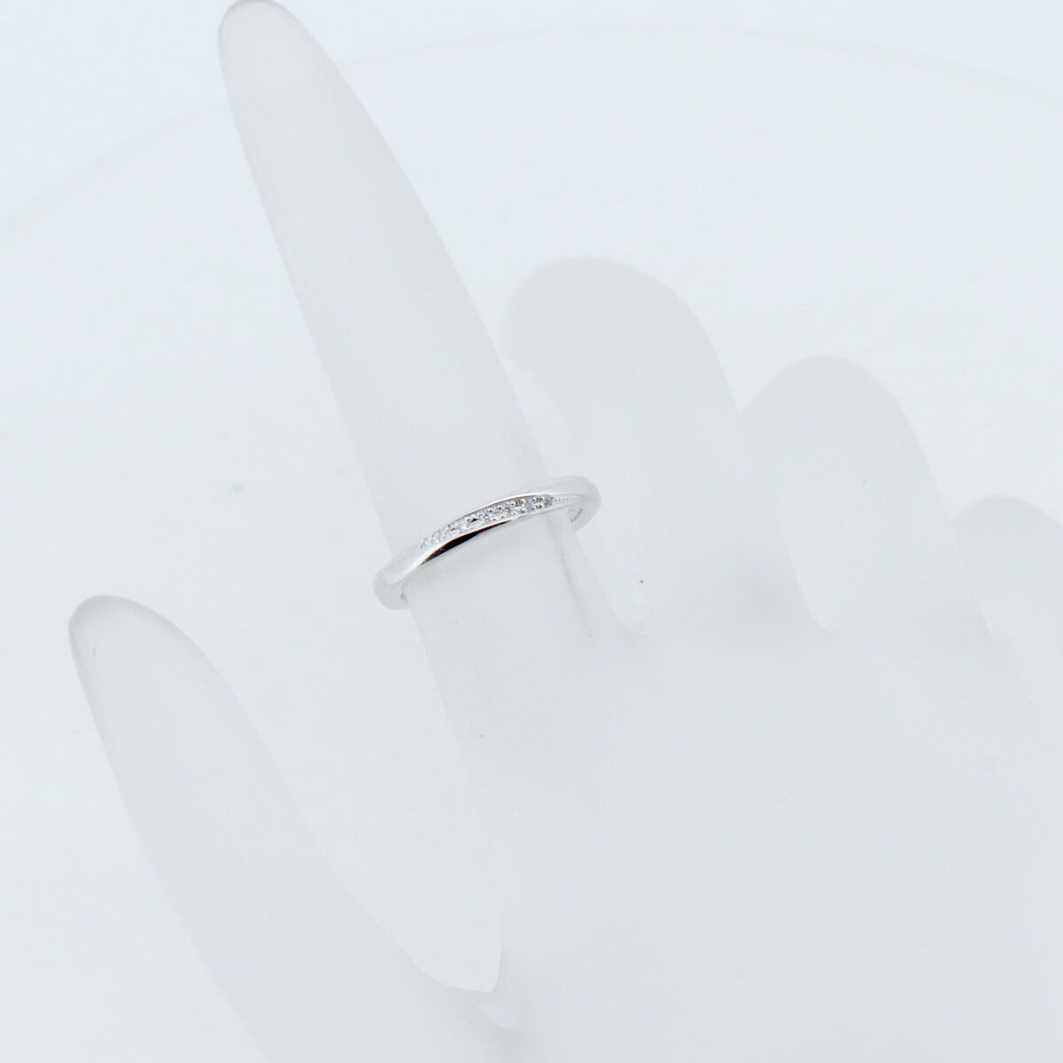 銀座ダイヤモンド シライシ ダイヤモンド リング 指輪 0.026ct 6号  