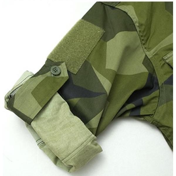 スウェーデンACTIVE LIFE社製 UF90 グリーンカモ シャツ デッド