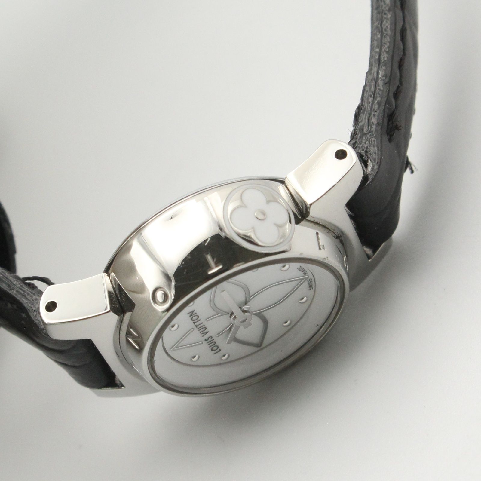 ルイ・ヴィトン LOUIS VUITTON 腕時計 タンブール ビジュ Q151C1