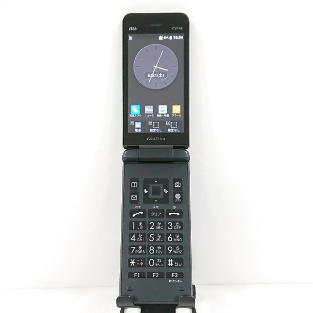 GRATINA KYF42 au ブラック 送料無料 本体 c13156 - メルカリ