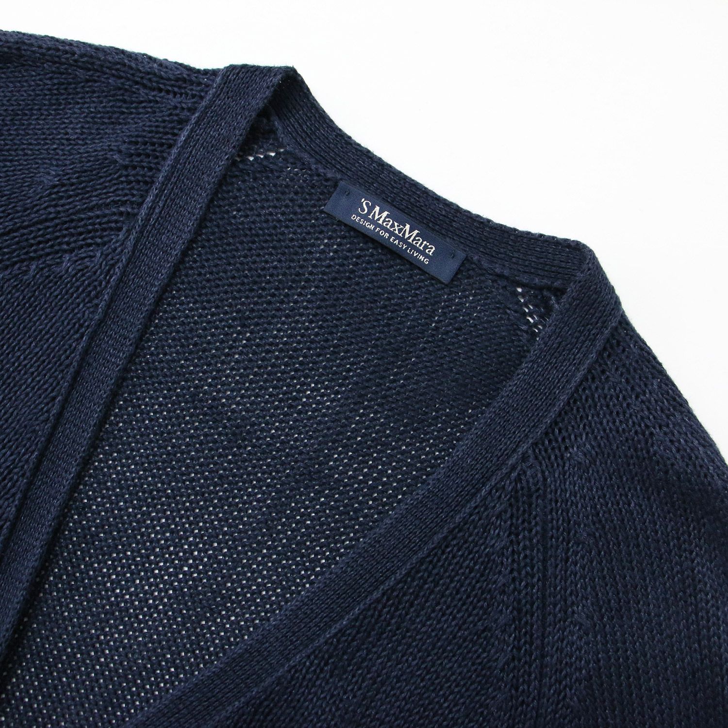 S Max Mara エス マックスマーラ カーディガン ネイビー 紺