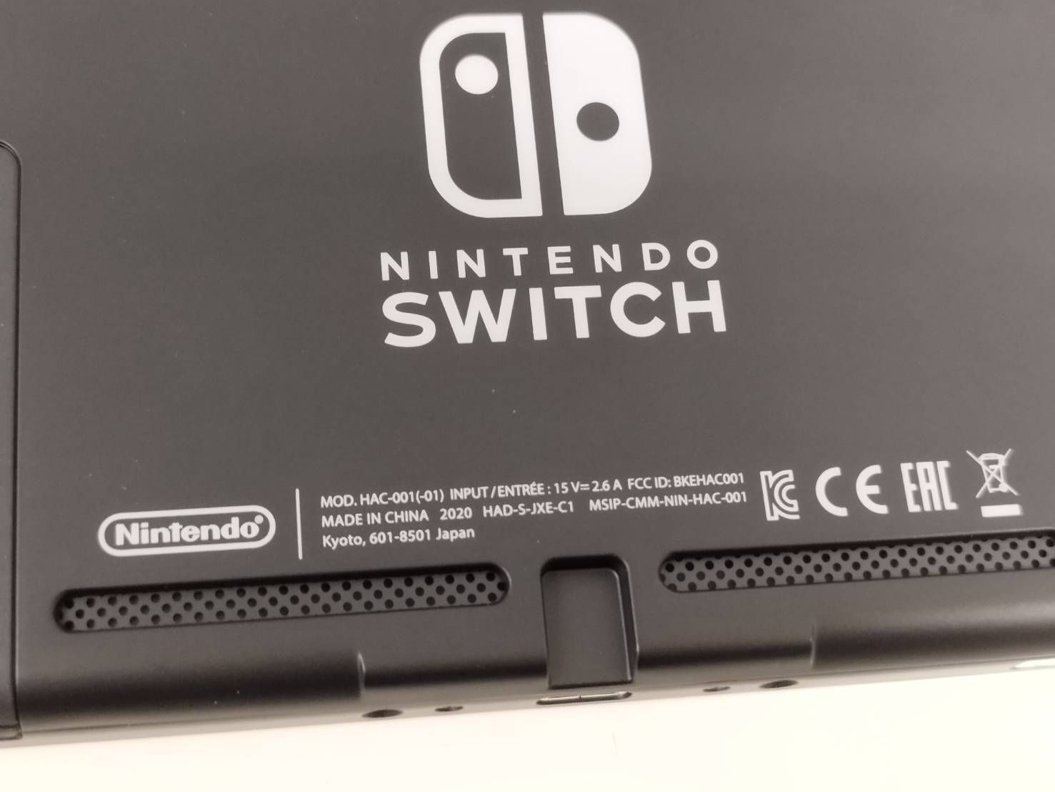未使用】Nintendo Switch HAC-001(-01) 2020年製/HAD-S-KABAA