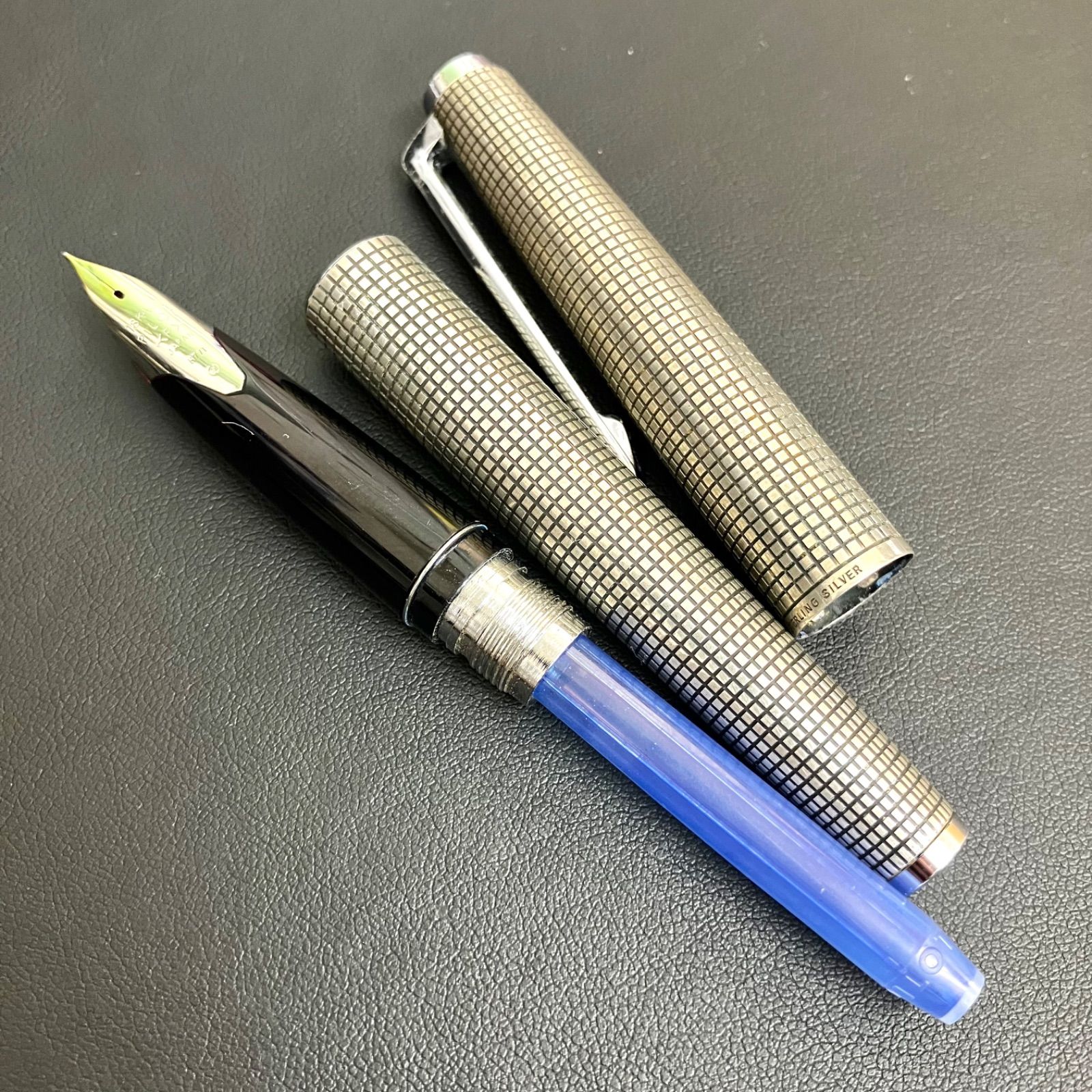 PILOT 万年筆 CUSTOM スターリングシルバー 18K-WG F(細字) - 筆記具