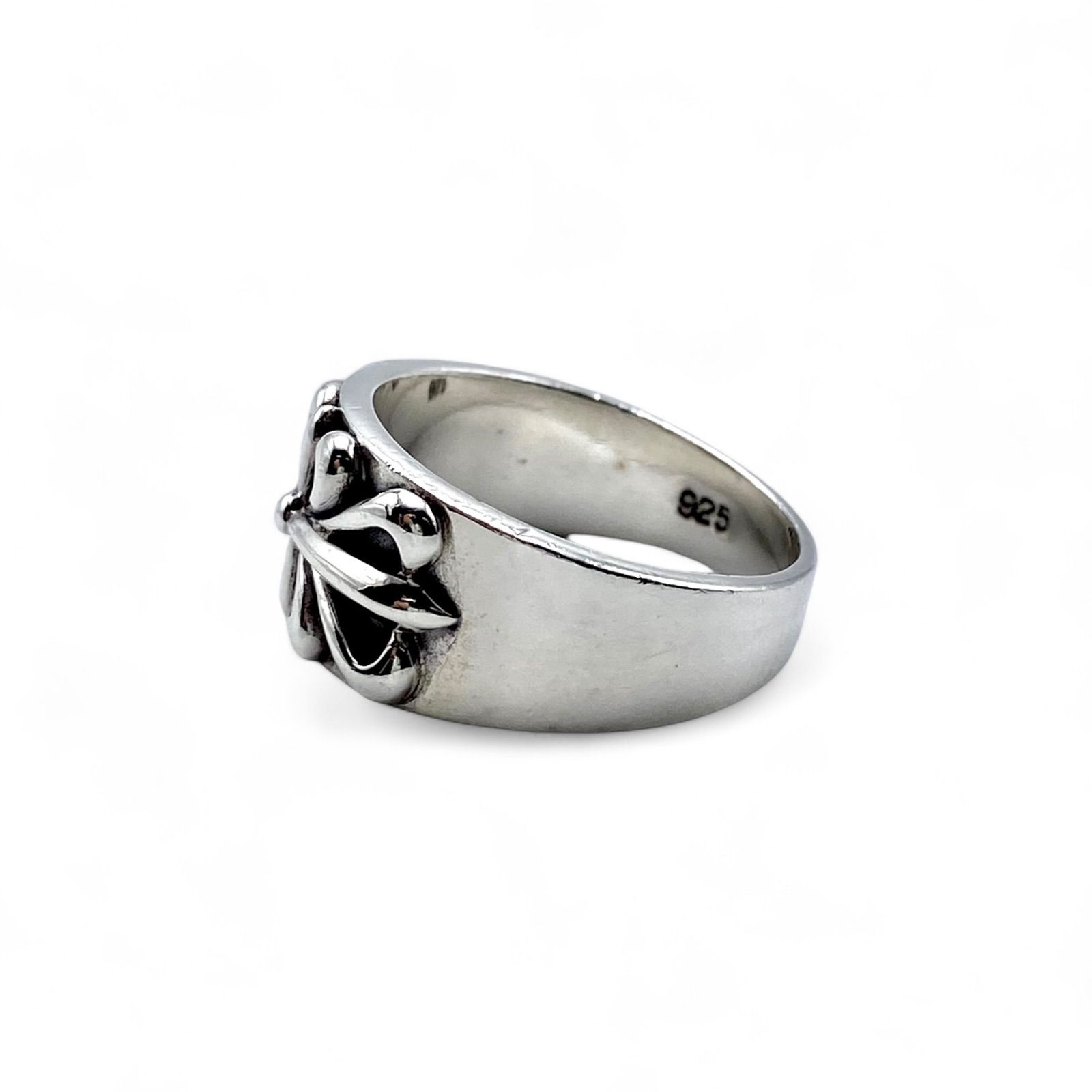 溢れる重厚感】Silver 925 刻印 Design Ring シルバー リング 19