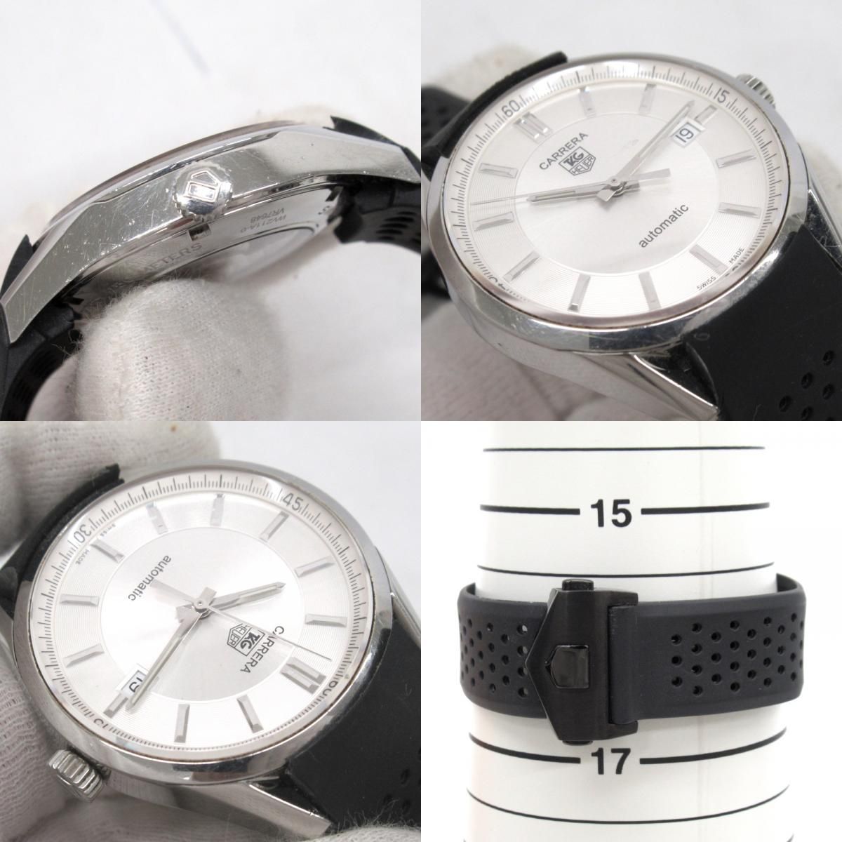 タグホイヤー 腕時計 自動巻き キャリバー5 カレラ  WV211A-0 白系文字盤 KR33251
