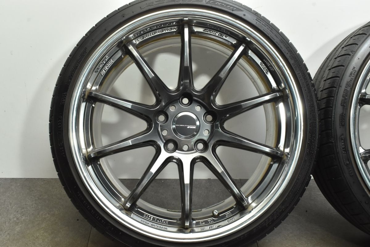 WORKとFALKEN（前輪225/35ZR19.後輪255/30ZR19）｜自動車タイヤ/ホイール