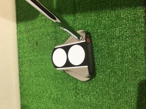 オデッセイ MICROHINGE V-LINE 2-BALL 34インチ パター PT スチール フレックスその他 メンズ 男性用 右利き 右用 Cランク ゴルフクラブ