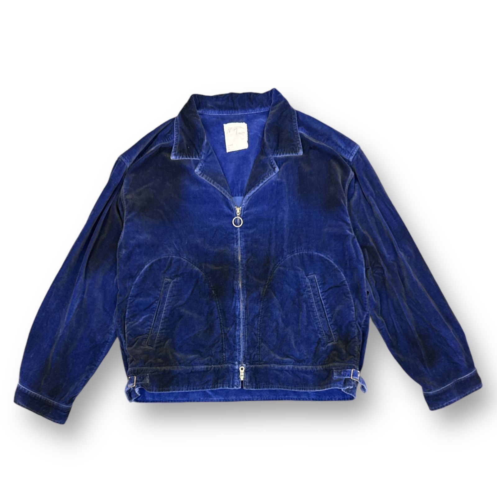 ANCELLM アンセルム 23AW C/VELVET ZIPUP JACKET 特殊洗い