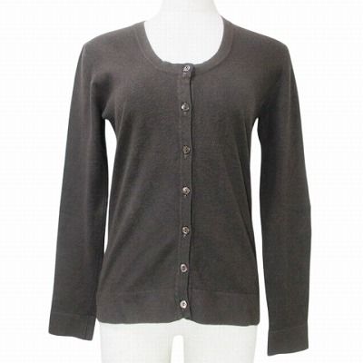 Max Mara マックスマラ ちりめん カーディガン 羽織り 花柄 ブラック S Max Mara(マックスマーラ) カーディガン サイズL レディース