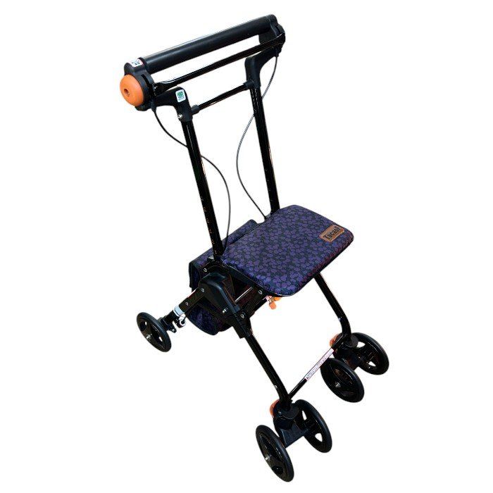 幸和製作所 TacaoF テイコブナノン シルバーカー CPS03 プラムパープル コンパクト 折りたたみ 高齢者 ブレーキ W４