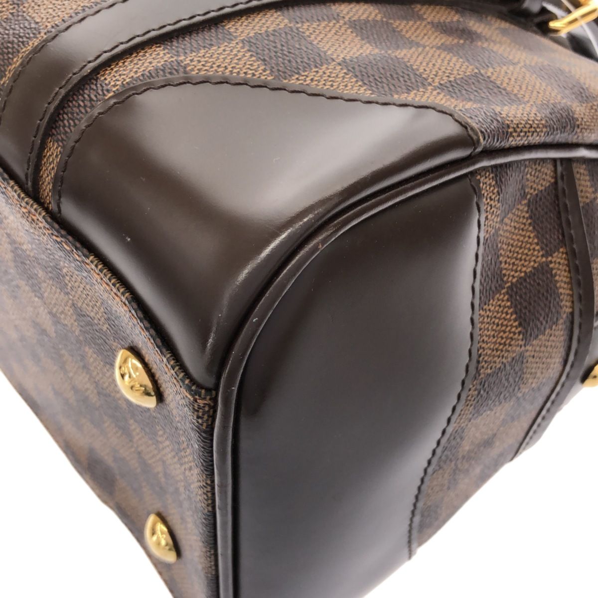 LOUIS VUITTON(ルイヴィトン) ハンドバッグ ダミエ美品  バークレー N52000 エベヌ ダミエ・キャンバス