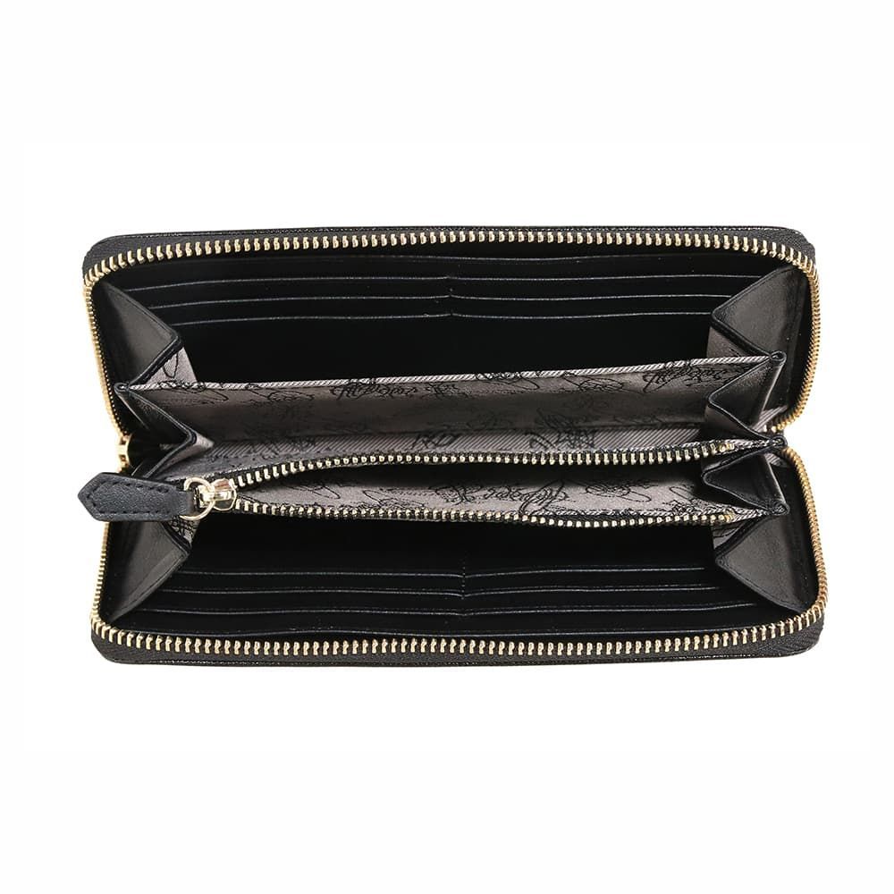 ヴィヴィアンウエストウッド 長財布 ラウンドファスナー Vivienne Westwood VICTORIA CLASSIC ZIP ROUND  WALLET BLACK 51050023 42106 N402