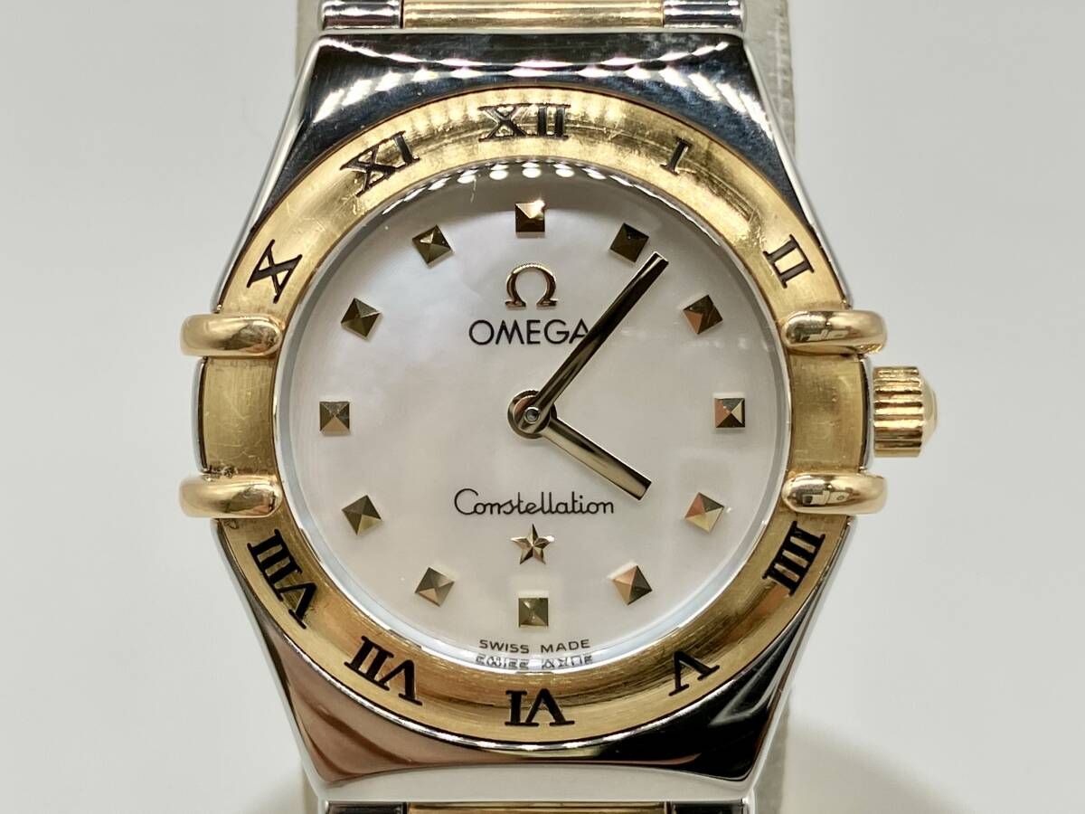 OMEGA オメガ constelation コンステレーション 1361.71 レディース腕時計 文字盤白 K18YG クォーツ
