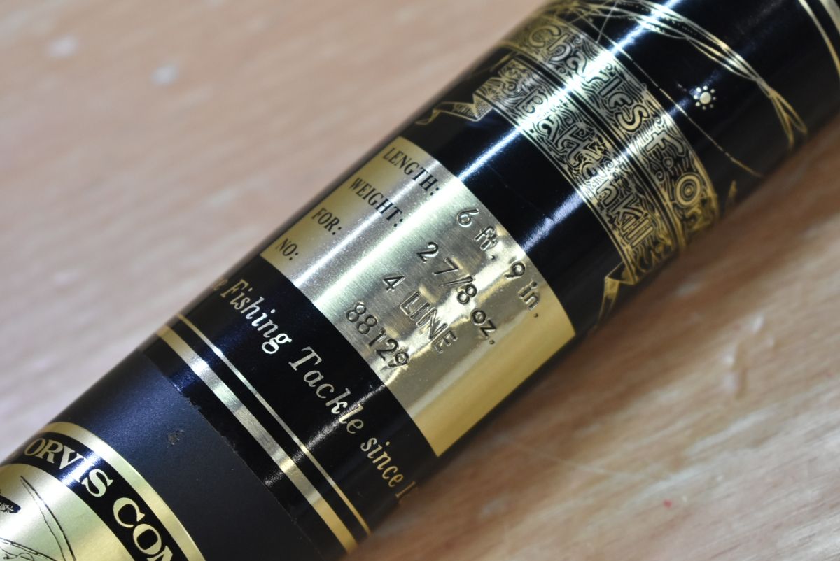 オービス#6フライロッド コルクハンドル 収納チューブ付き オービス