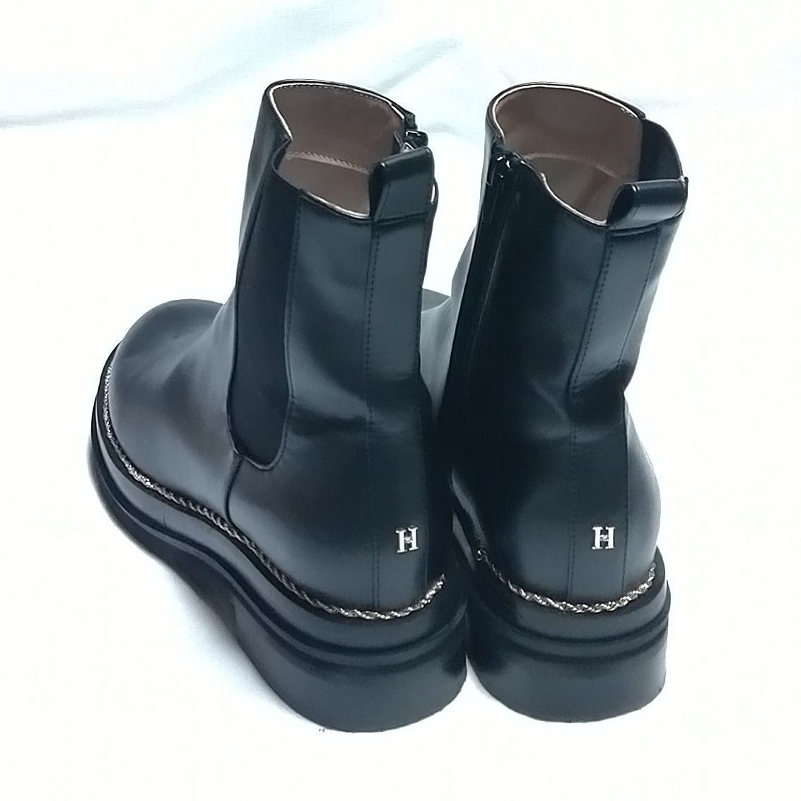 新品】Chelsea Chain Ankle Boots サイドゴア ショ－トブーツ Her lip