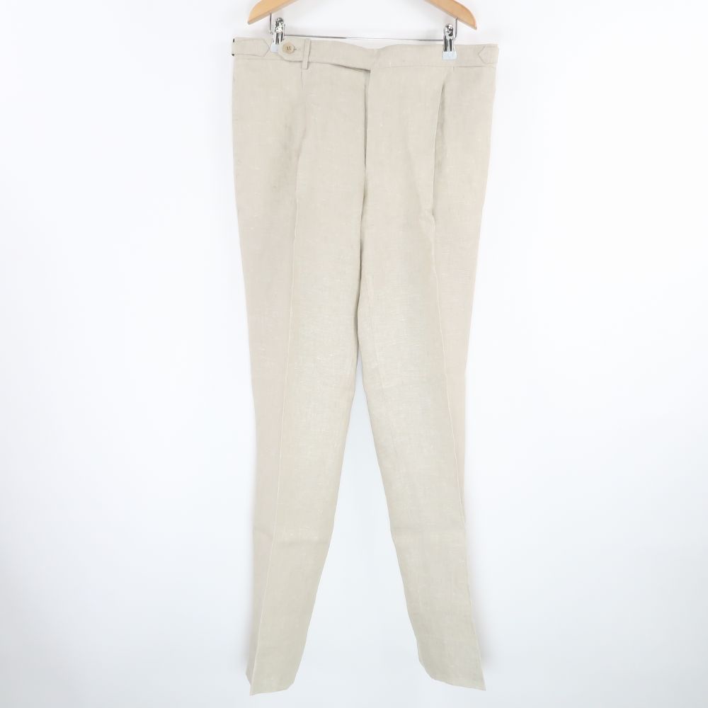 Rota PANTALONI DI SARTORIA ロータ スラックス 50 リネン100％ メンズ AT1765A8