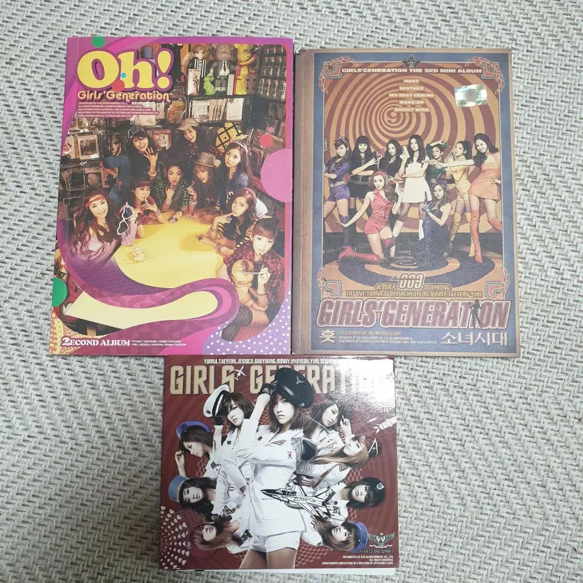 Cd GIRLS' GENERATION(少女時代・SNSD) 3 種 まとめ売り