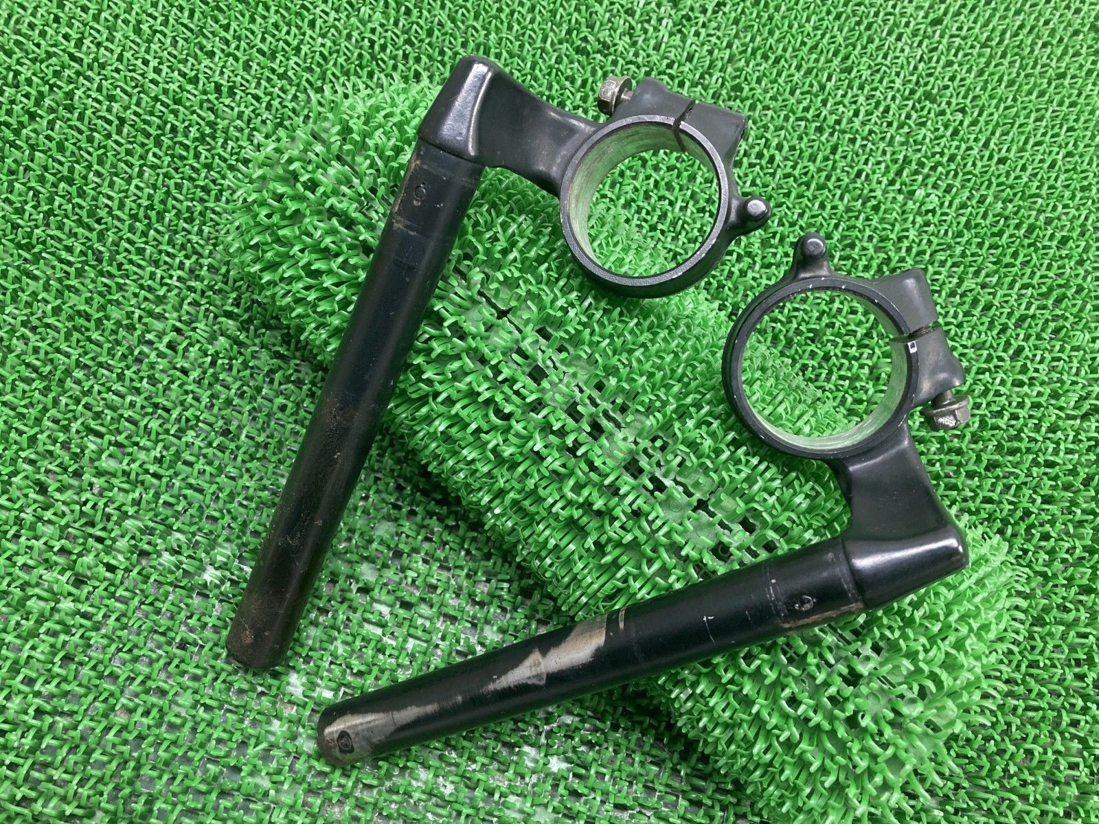 CBR954RR セパレートハンドル 左右 ホンダ 純正 バイク 部品 SC50 セパハン 50φ 曲がり無し 品薄 希少品 車検 Genuine 【中古】 10 CBR954RR セパレートハンドル 左右 ホンダ 純正 バイク 部品 SC50