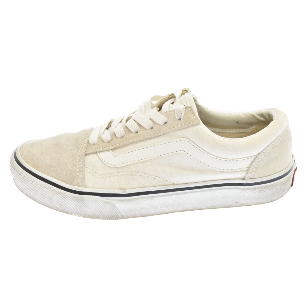 VANS (ヴァンズ) OLD SKOOL DX DX V36CL＋CALM オールドスクール ローカットスニーカーシューズ ベージュ - メルカリ