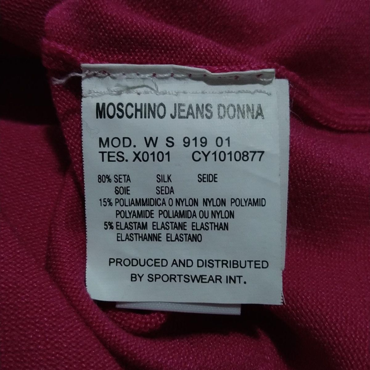 MOSCHINO(モスキーノ) 半袖カットソー サイズI 40 レディース美