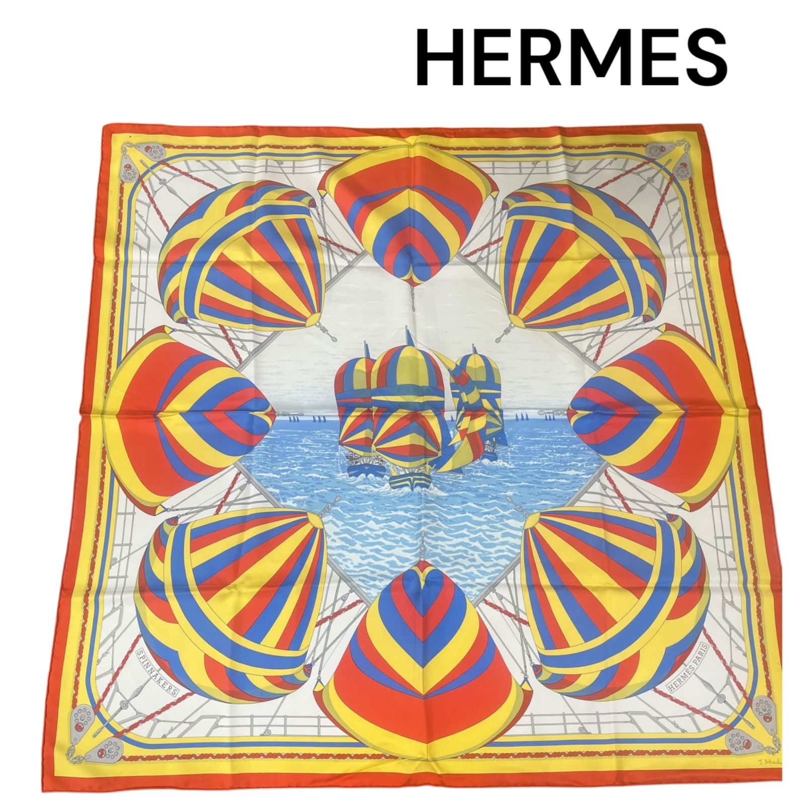 HERMÈS セーリングボート スカーフ Hermes Scarf Boats - Etsy