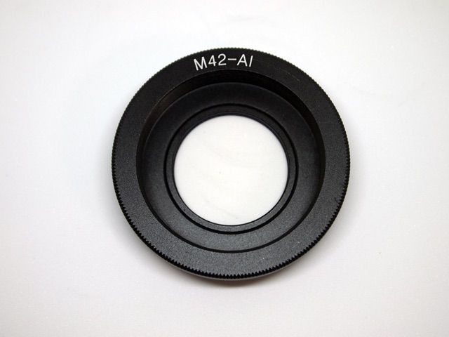 M42 → Fマウント(Nikon)変換アダプター 無限遠補正レンズ付き - SHoW-Ya - メルカリ