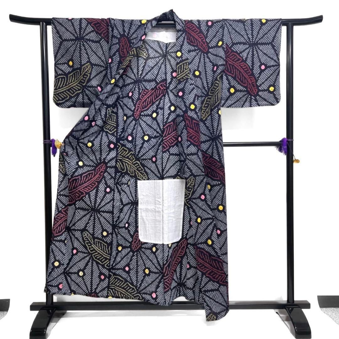 新品✨美品✨麻の葉　藍染濃淡　有松鳴海絞り浴衣 新品✨美品✨麻の葉 藍染濃淡 有松鳴海絞り浴衣 - メルカリ